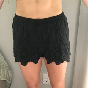 Urban Outfitters lace shorts